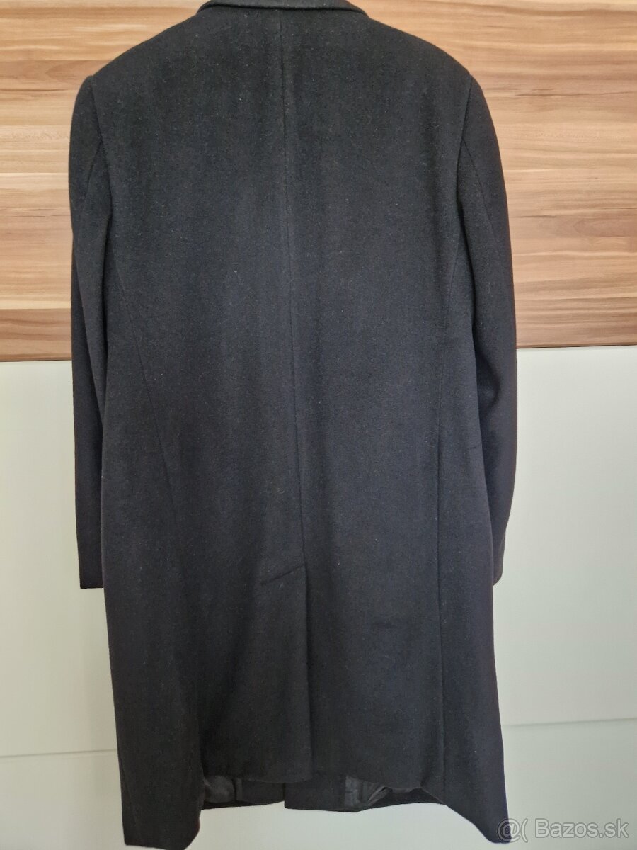 Čierny pánsky kabát JOSEPH ABBOUD - 4