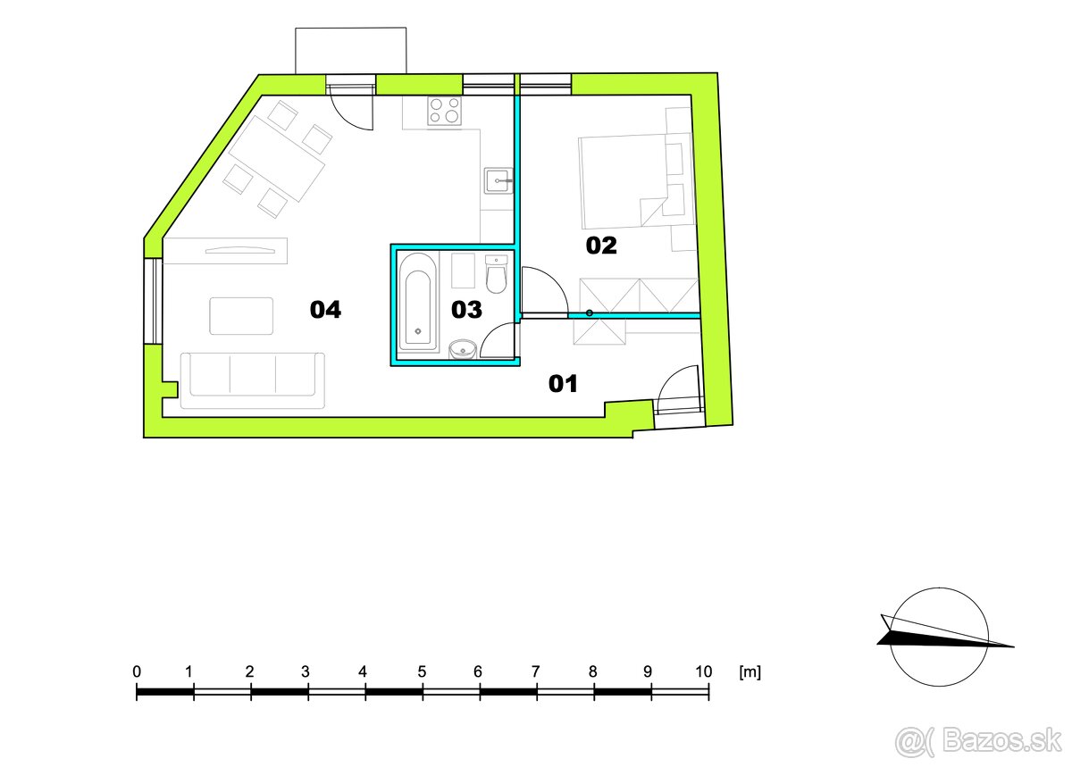 07 - 2-izbový apartmán v srdci Rajeckých Teplíc - 4