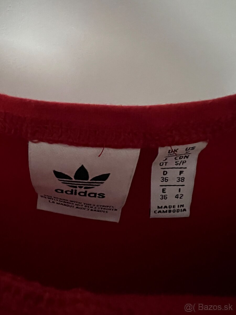 Dámske červené minišaty Adidas - 4