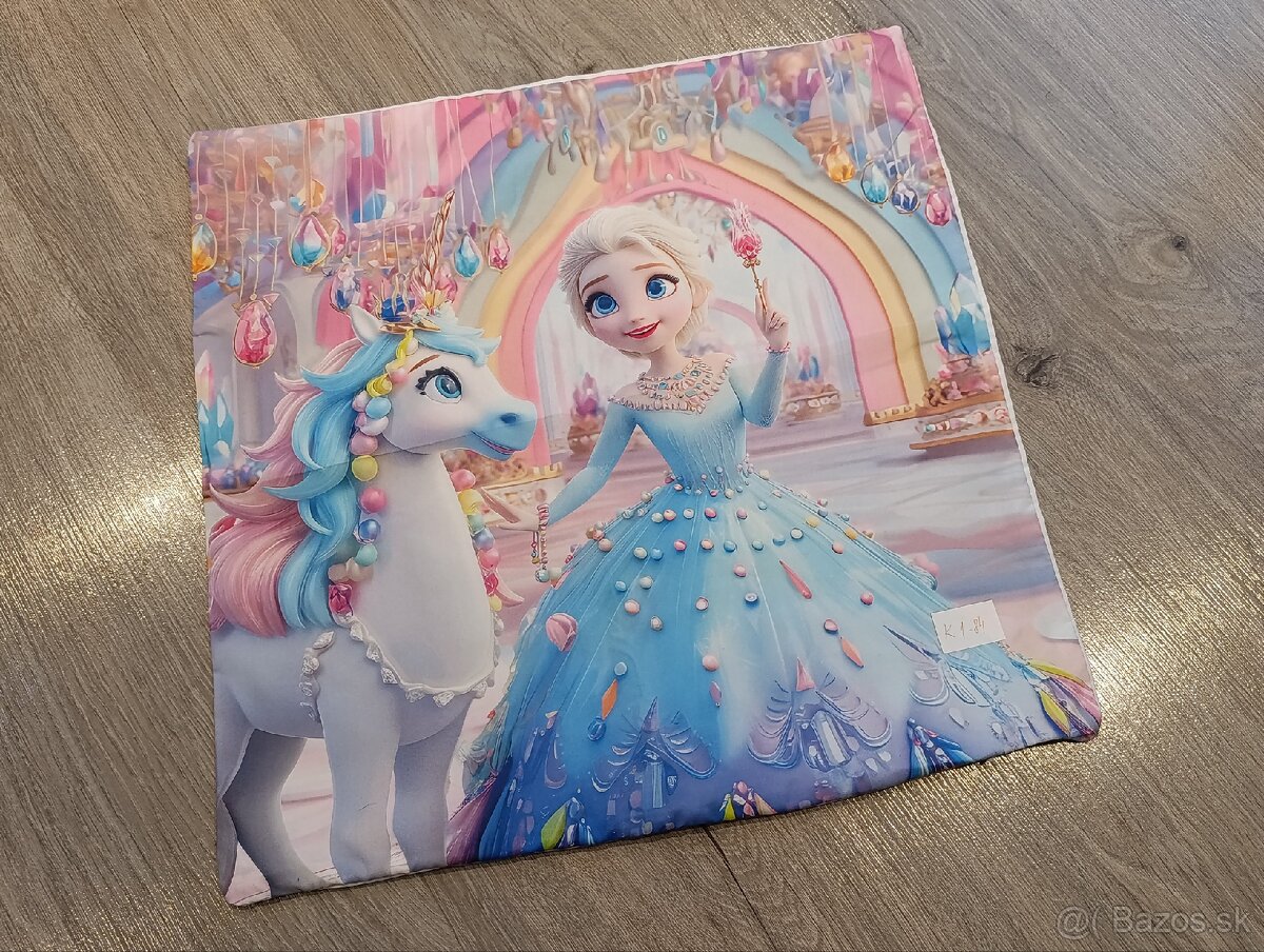 Farebné obliečky na vankúše Frozen, Elsa - 4