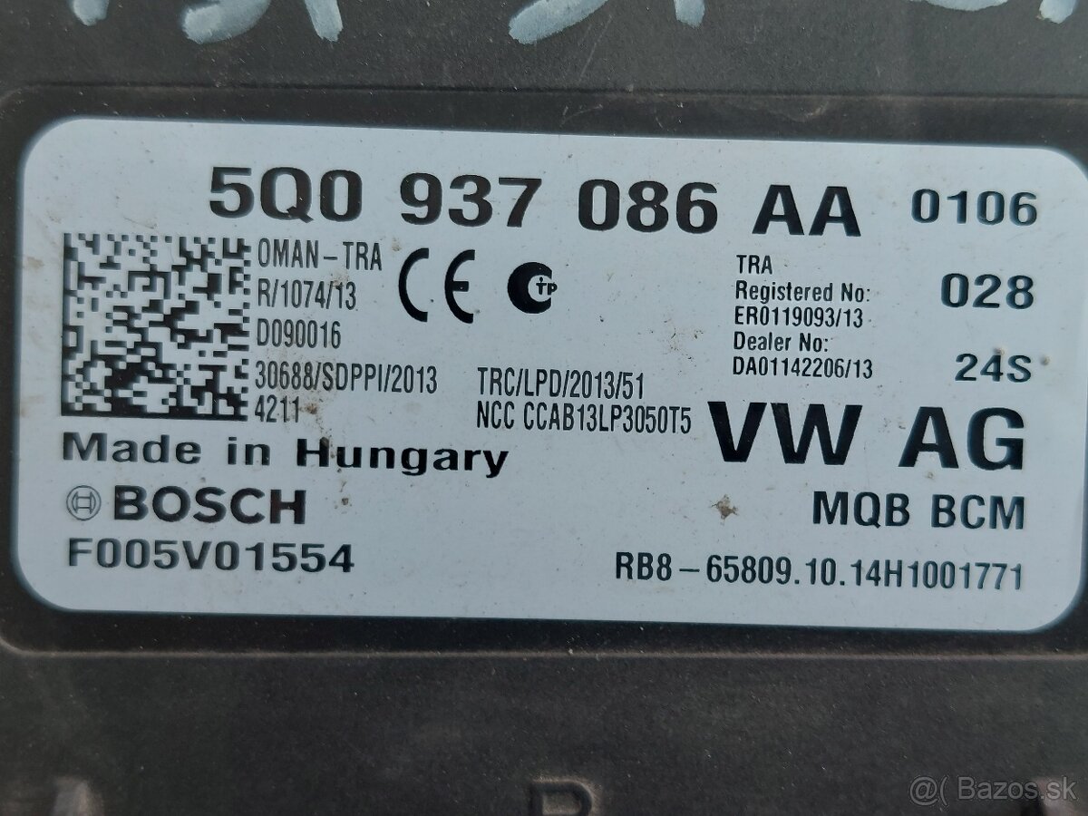 5Q0937084CF ,5Q0937086AA modul palubnej siete - 4