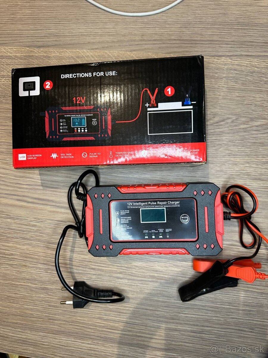 Nabíjačka Autobatérií (nová) 6A 12V - 4