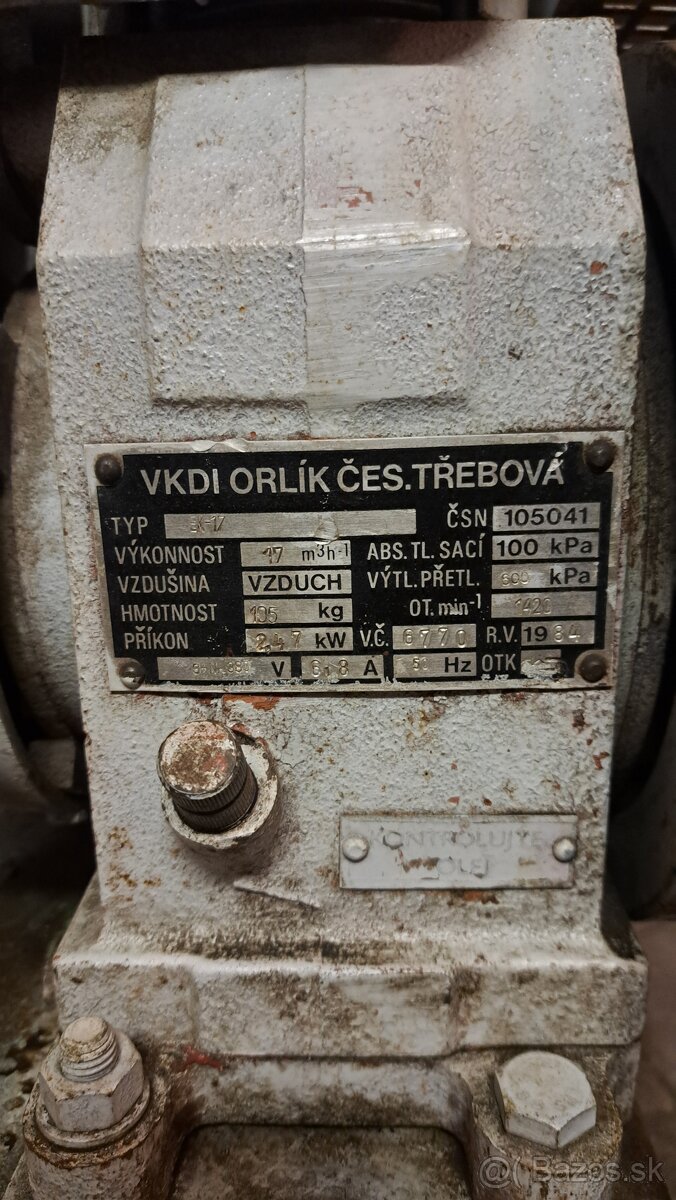 Kompresor Orlík jednovalec - 4