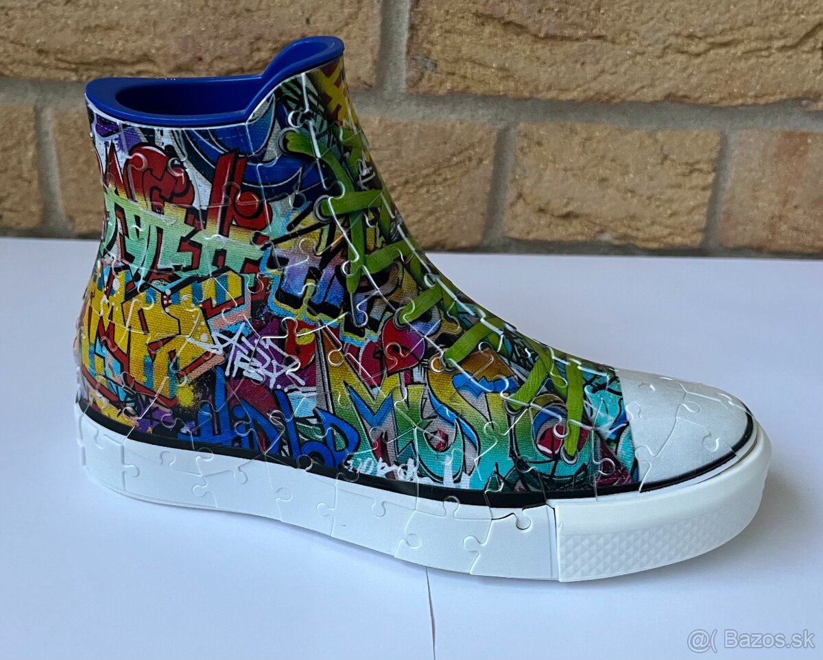 3D Puzzle Teniska Graffity - 4