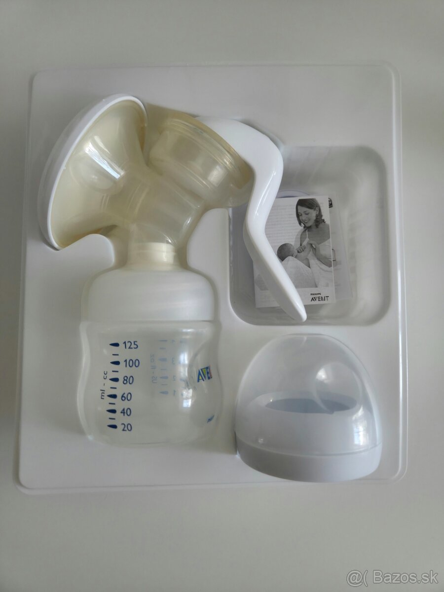 Predám Avent manuálnu odsávačku + fľaše - 4