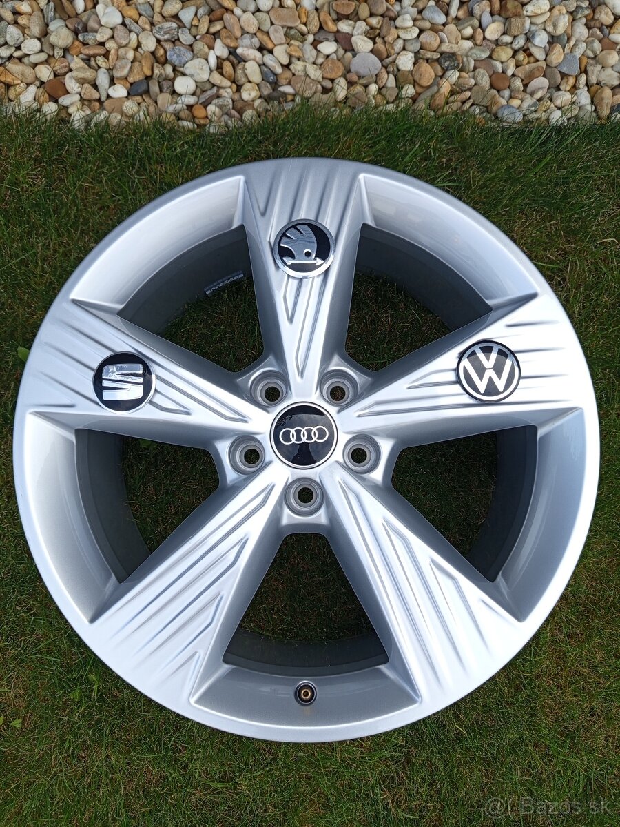 Alu disky R19 5x112 Et45 8J Audi Seat Vw Škoda - 4