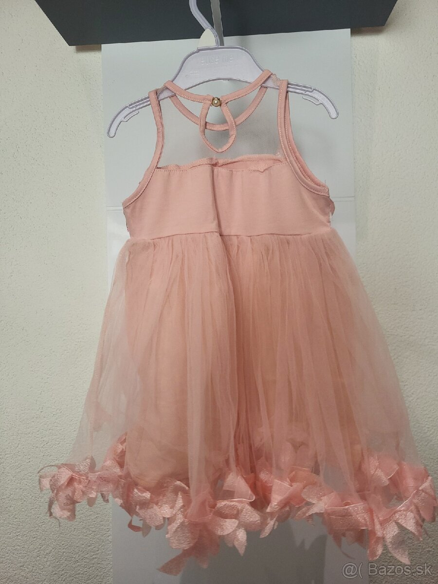 Detské ružové šaty - 4