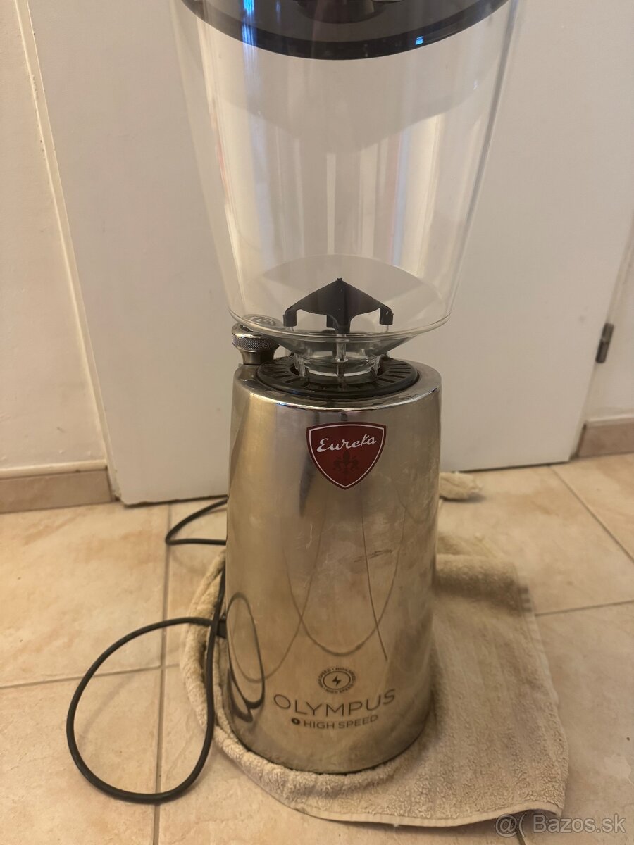 Mlyncek na kávu Eureka Olympus 75e chróm s 2 hoppers - 4