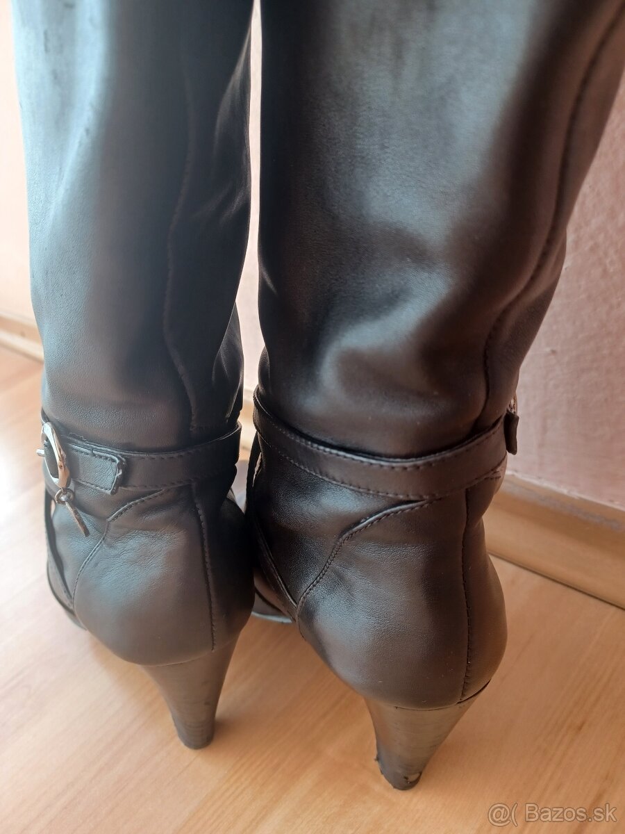 Talianske kožené čižmy - 4