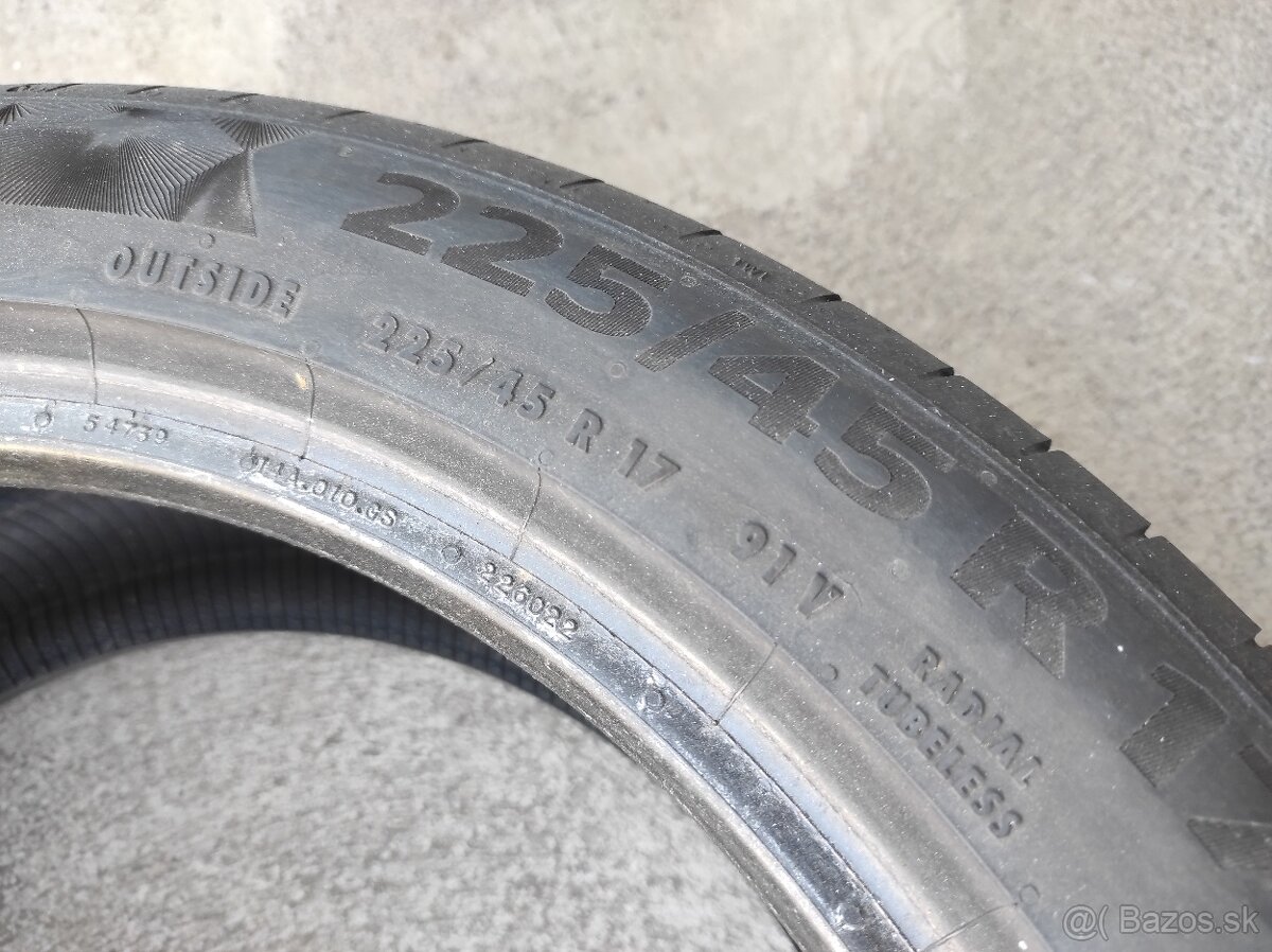 Letna pneumatika 225/45 R17 Continental 1ks - 4