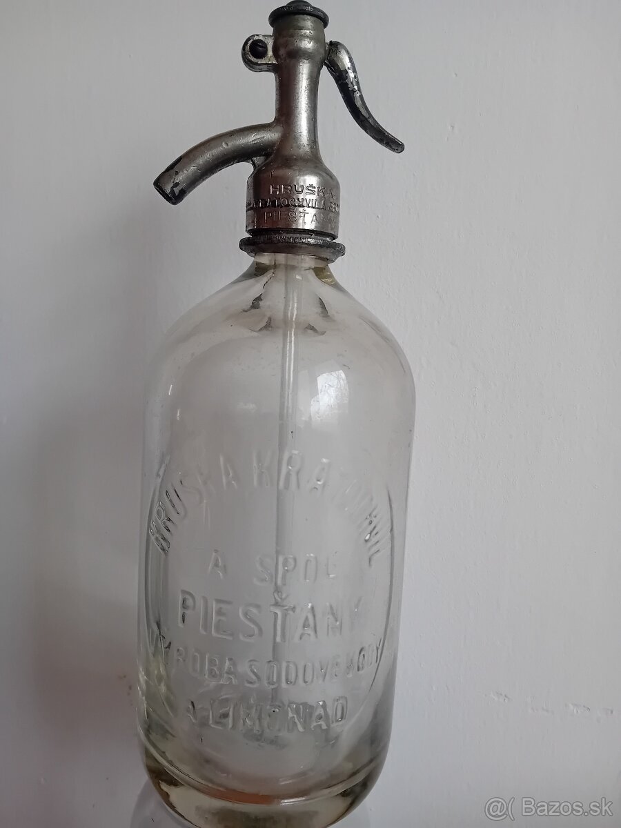 Fľaša Pepsi- Pakistan + sifonka + pohár Coca Cola + kyselka - 4