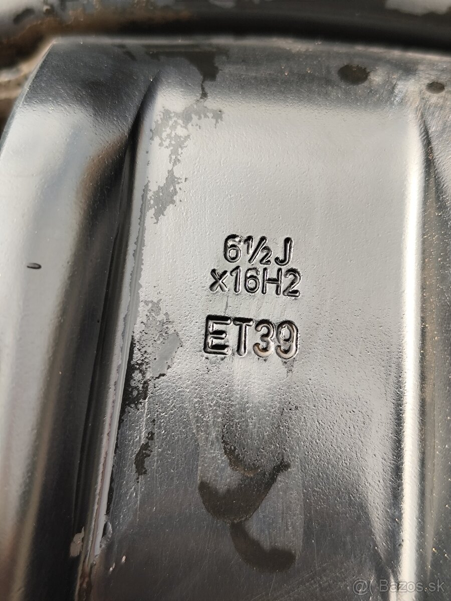 Predám plechové disky 4ks r16 5x110 - 4