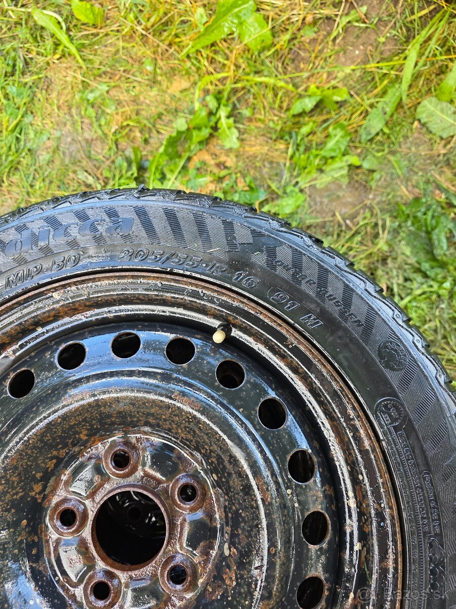 205/55 R16 VW, Škoda Zimné pneumatiky na diskoch - 4