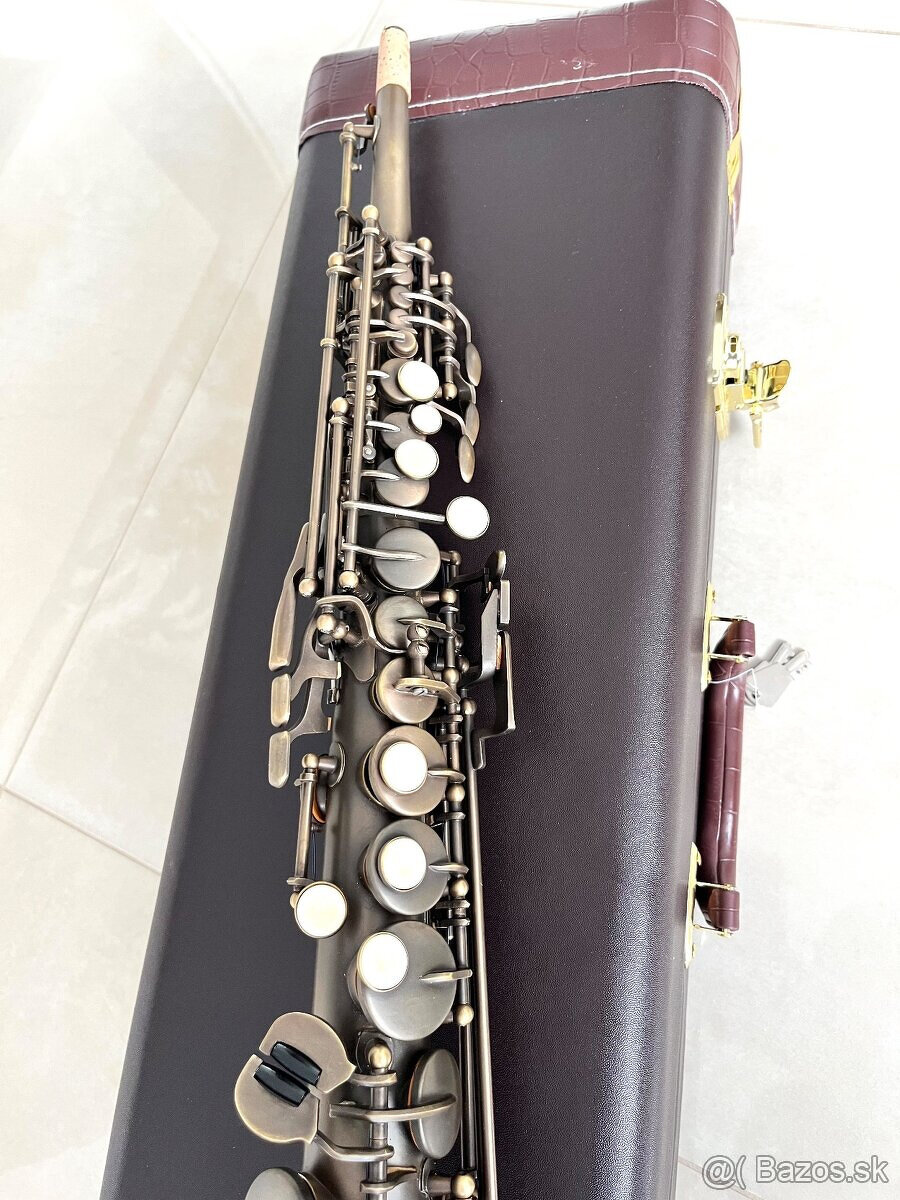 Predám nový B- SOPRÁN saxofón- kópia k modelu SELMER MARK VI - 4