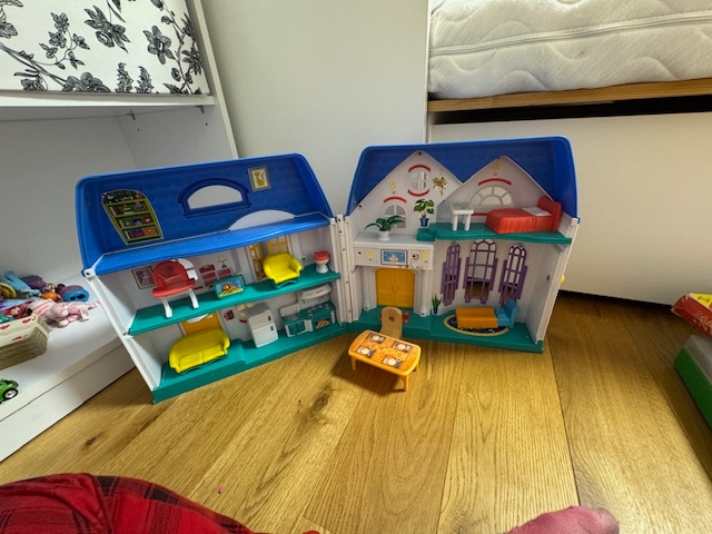 Modry domcek (pre dievcata)+postavicky - 4