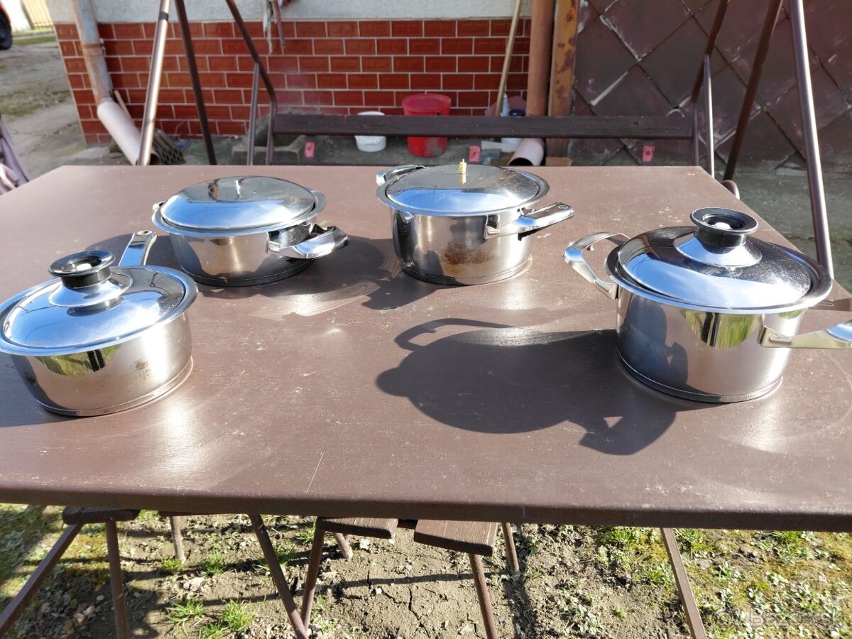 Sada nerezových hrncov - 4