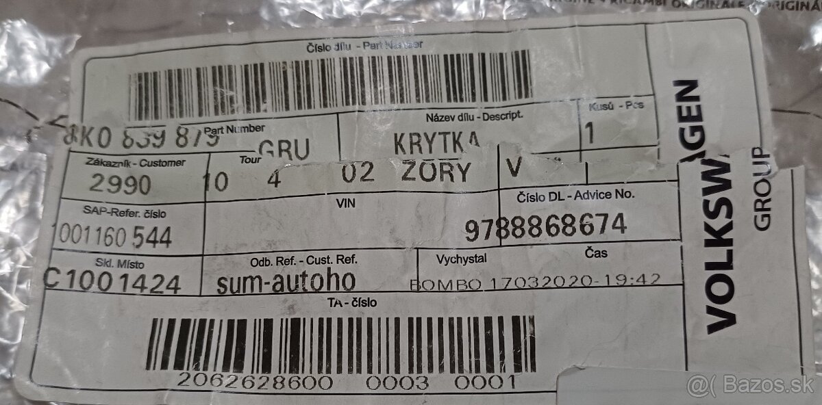 Audi A4 A5 Q5 - Original nová klika dveří - 4