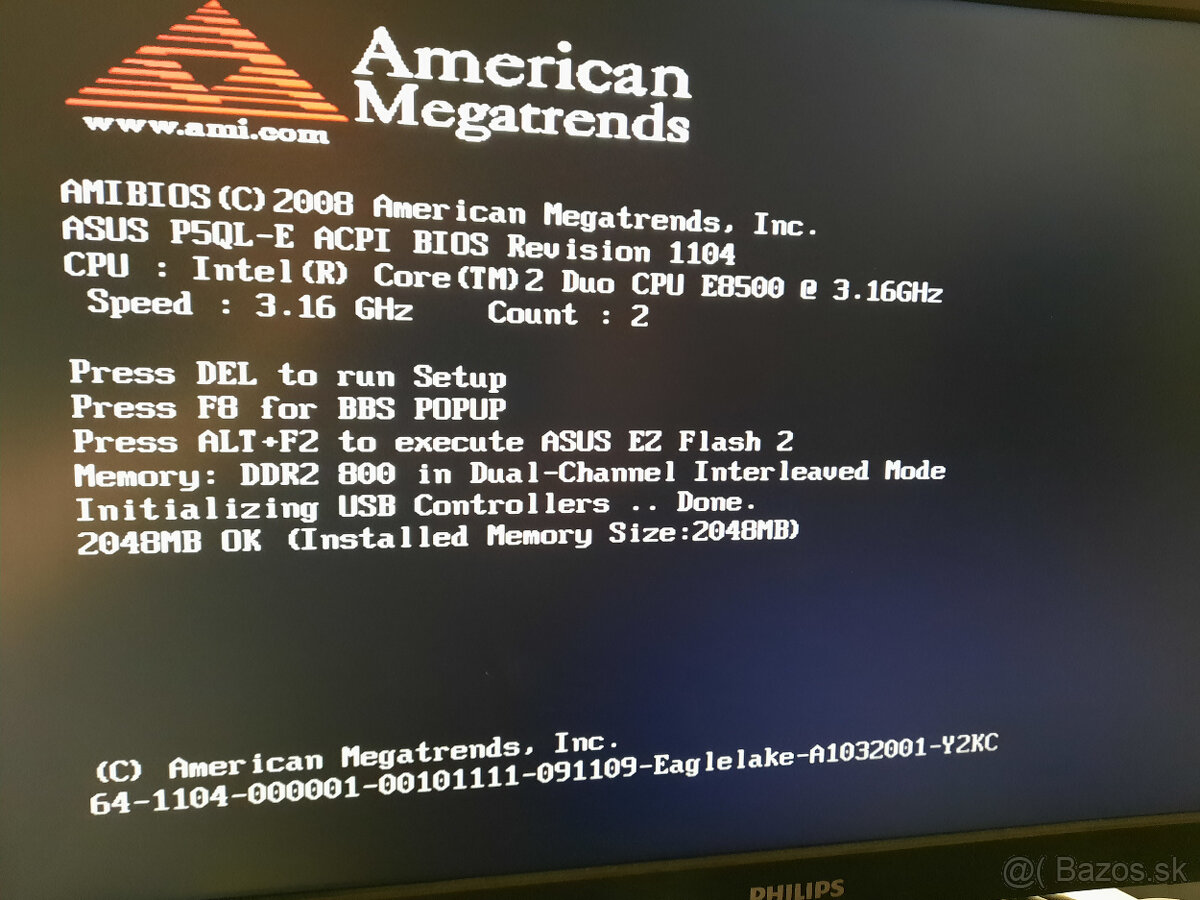 Retro PC Asus P5QL-E C2D 3,16 GHz - 4