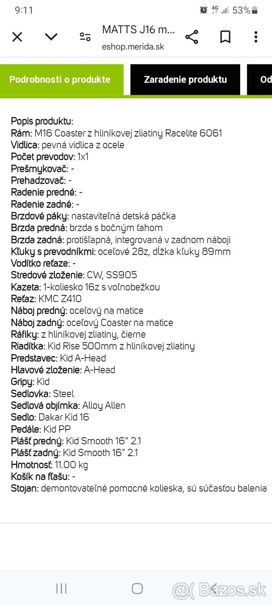 Merida MATTS J.16 - 4