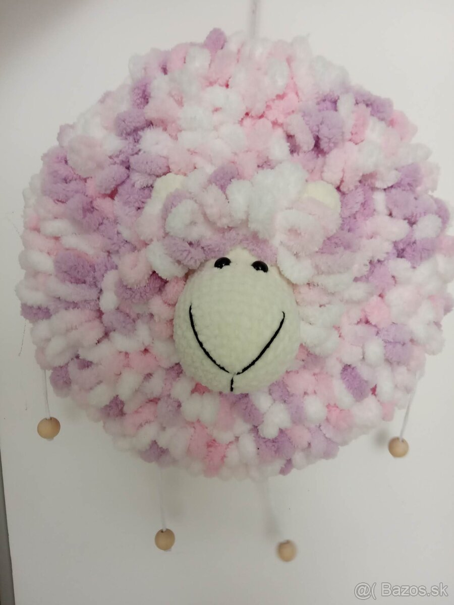 Háčkovaný veniec na dvere - 4