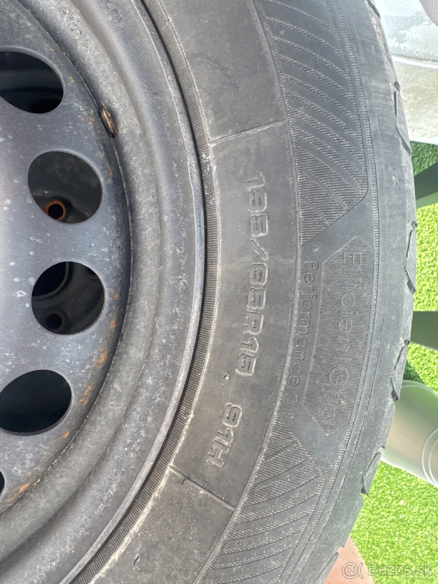 Letné Pneu+plechove disky - 4