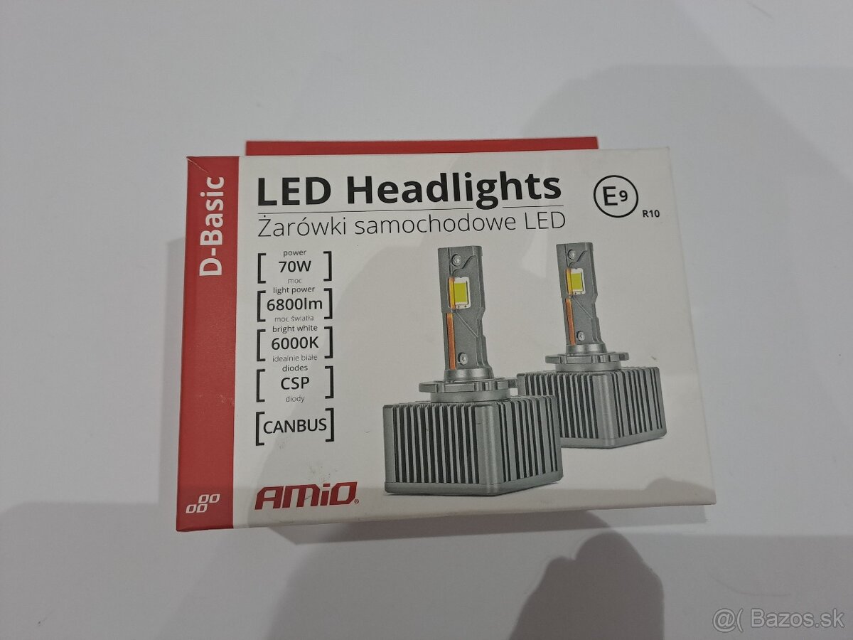Led žiarovky D1S - 70W - canbus - 6800 Lm - 4