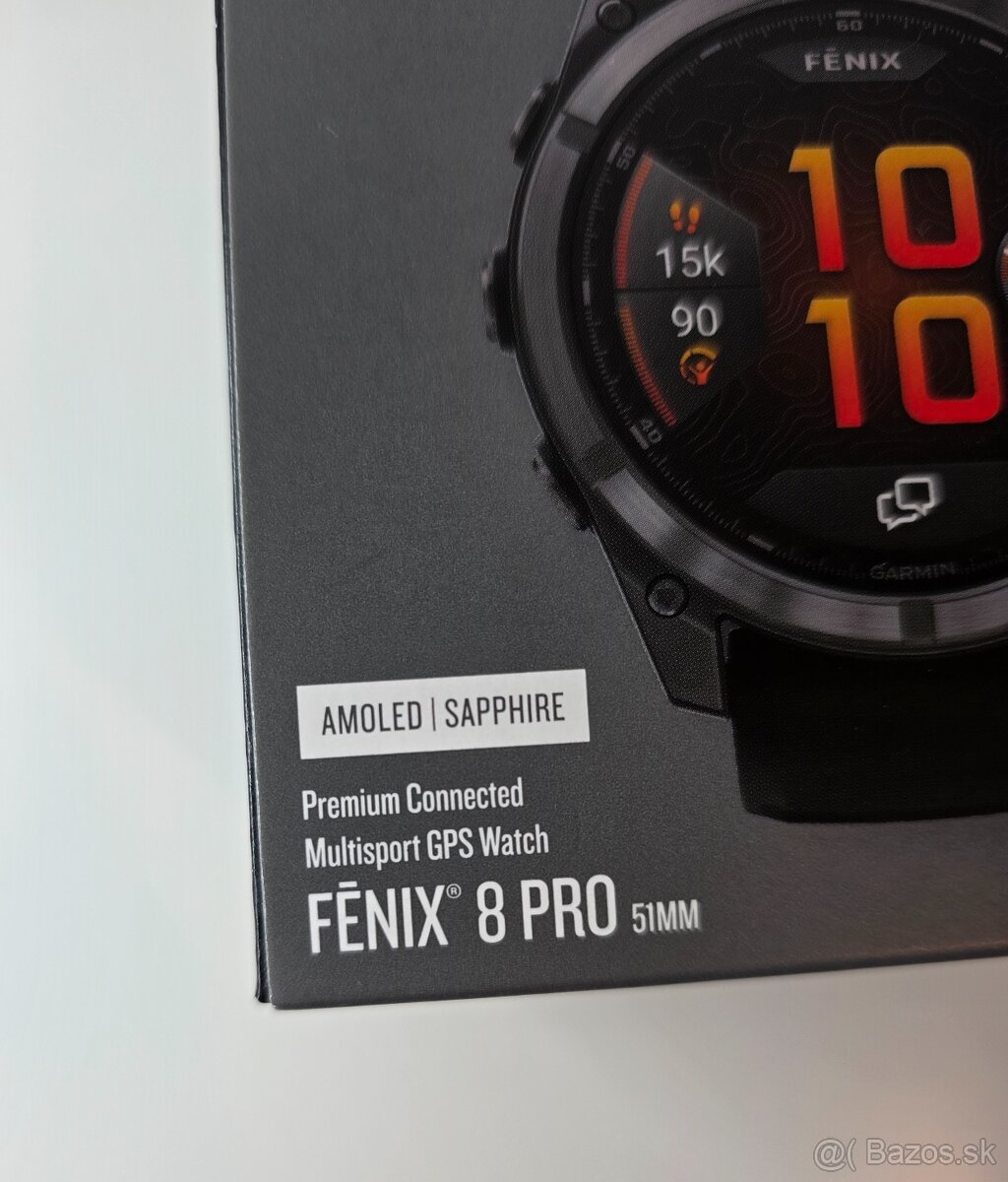 Garmin Fenix 8 Pro 51 mm AMOLED carbon gray titan, NOVE - 4
