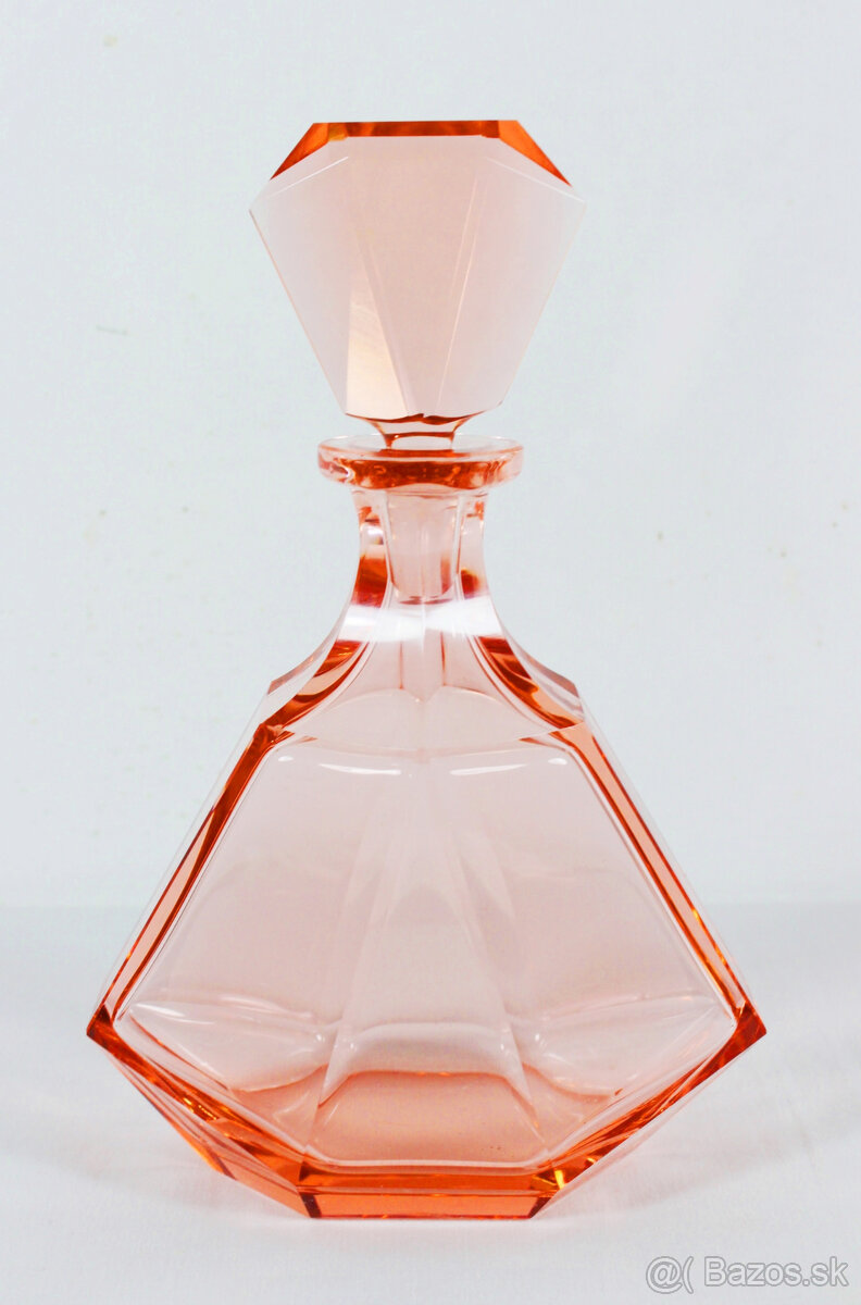 art deco likérová súprava Moser - 4