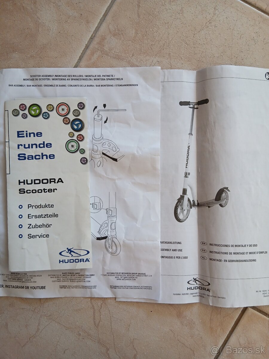 Kolobežka HUDORA - 4