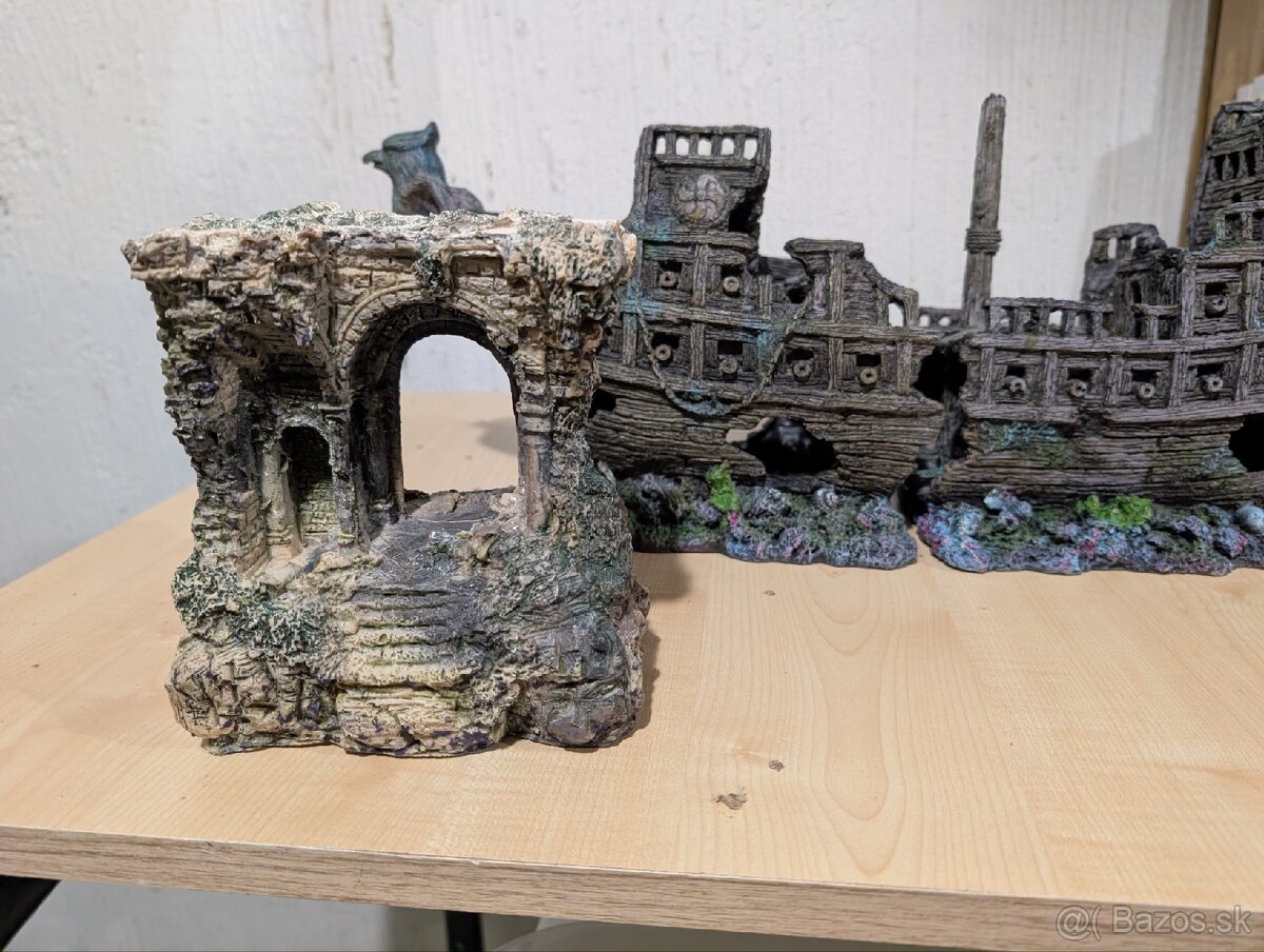 Akváriové dekorácie + EHEIM technika - 4