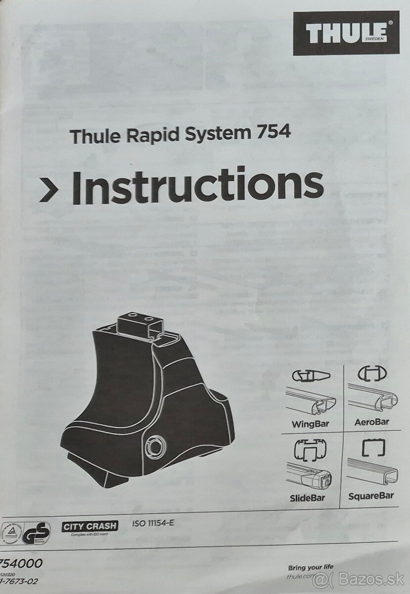 Thule strešný nosič Octavia 3 a Superb 3 sedan - 4