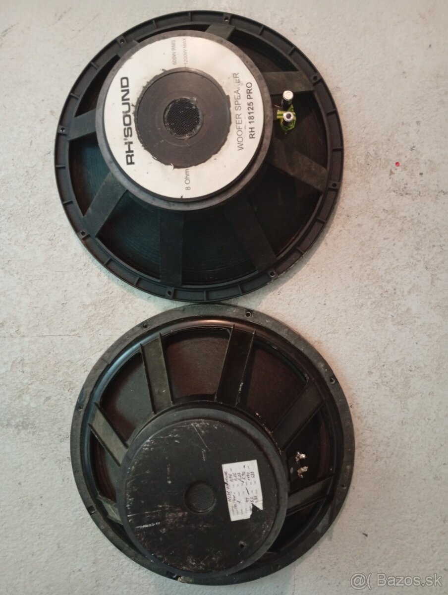 Reproduktory 18" po 40€ - 4