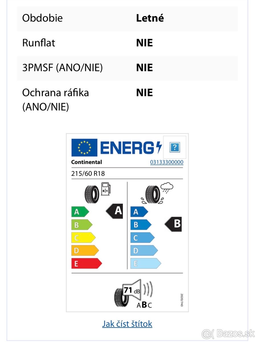 Letné pneumatiky Continental EcoContact 6Q - 4