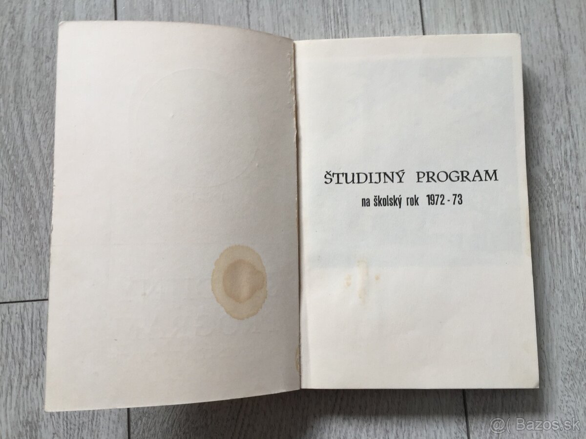 Brožura študijny program 1972-1973 - 4