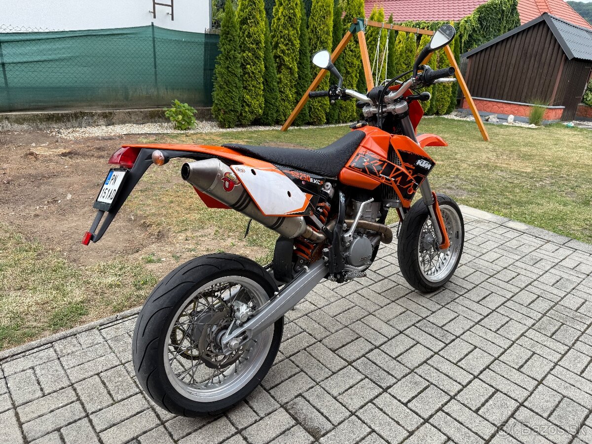 Predám KTM EXC-F 250 Supermoto 2008