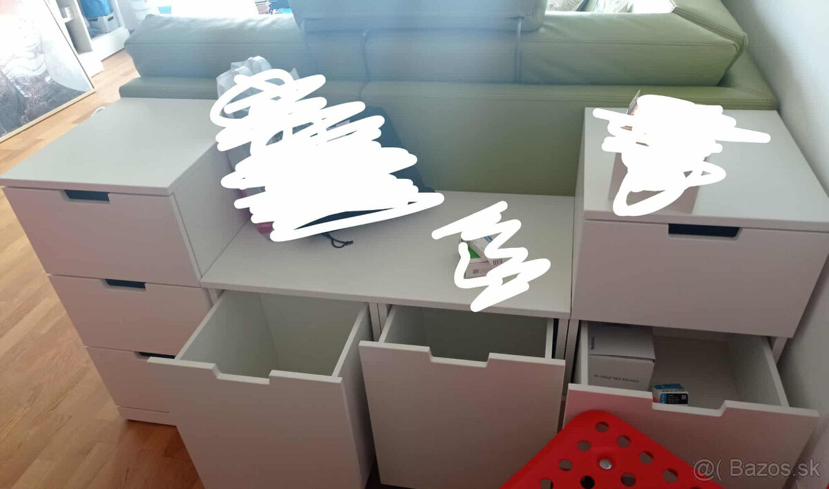 Zásuvkové skrinky, komody IKEA - 4