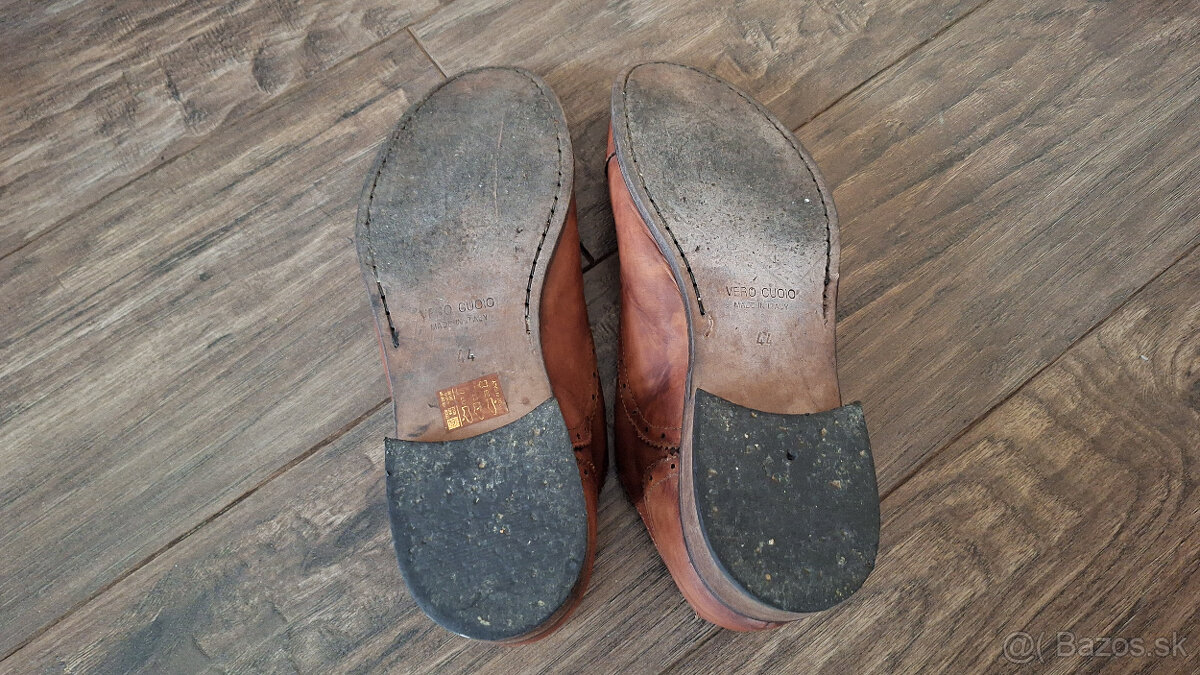 Pánske poltopánky - GINO ROSSI - VERO CUOIO - 4