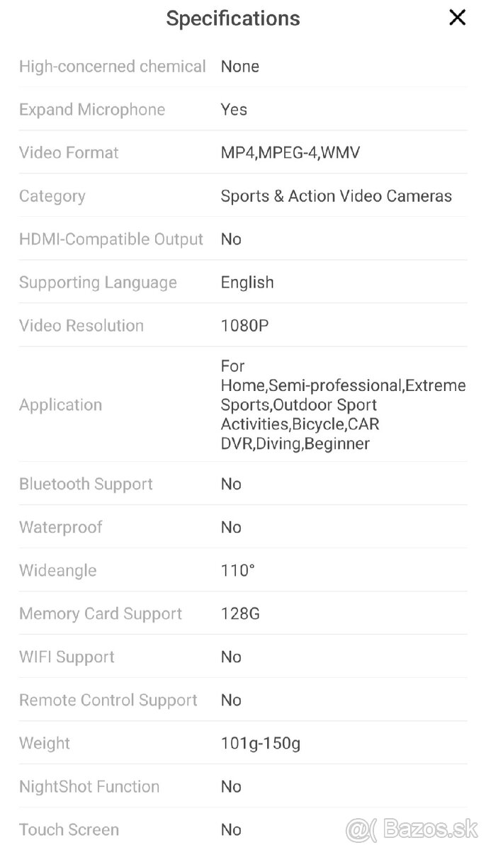 Predám akčnú mini kameru - 4