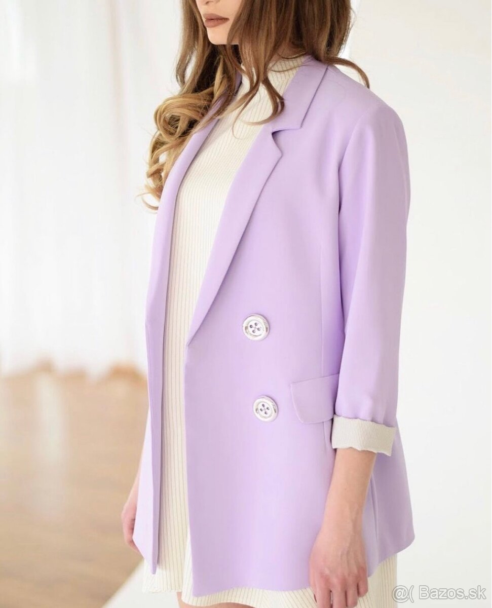 Oversize predĺžené sako značka Zarina Simkovič, - 4