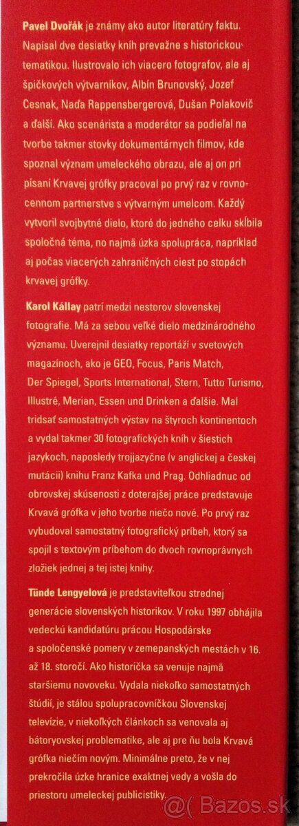 Kniha Krvavá grófka Alžbeta Báthory - predám. - 4