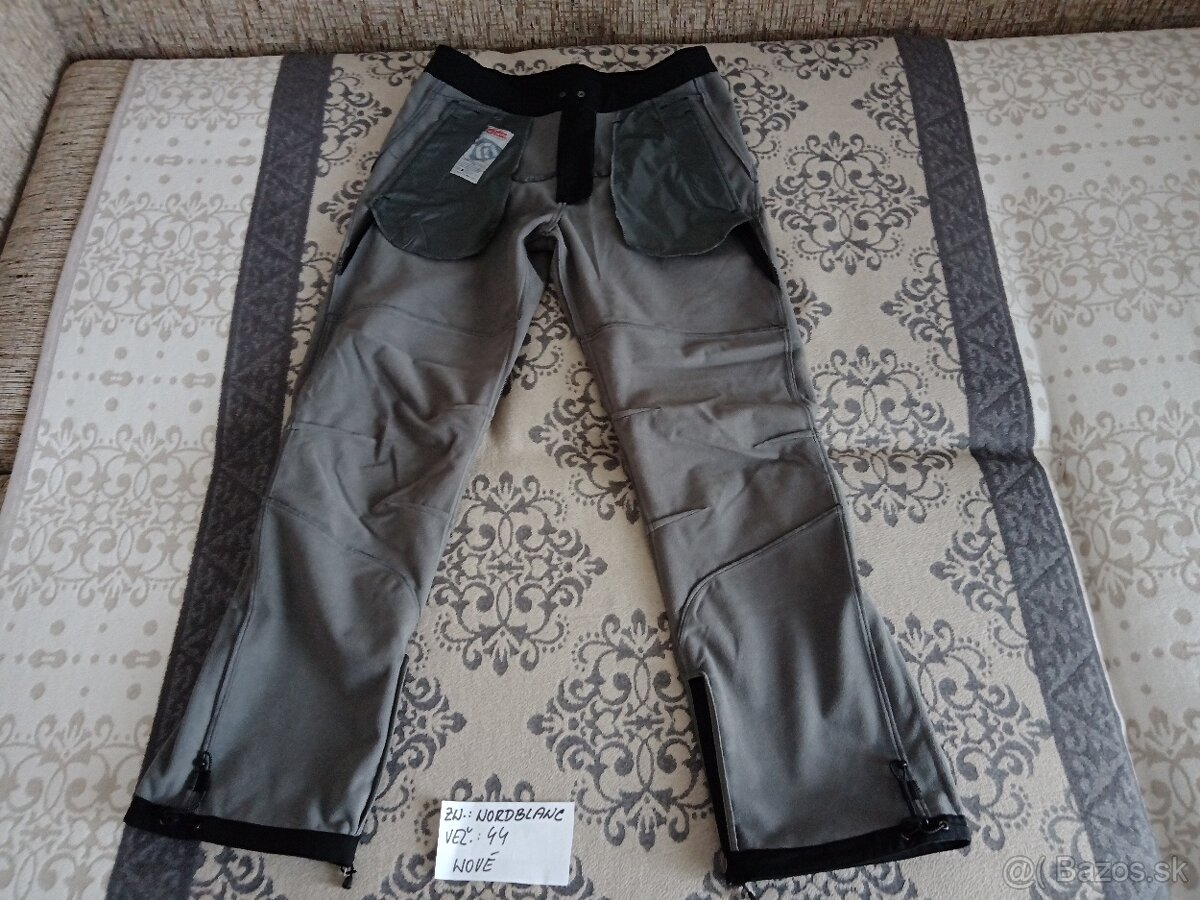 Nové dámske zateplené softshellove nohavice veľ.44 - 4