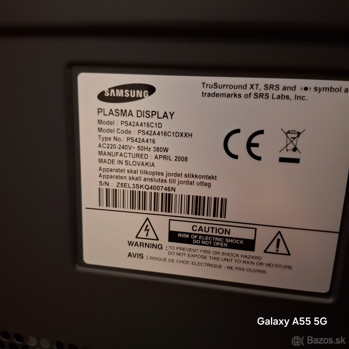 Plazmový televízor Samsung 107 cm - 4