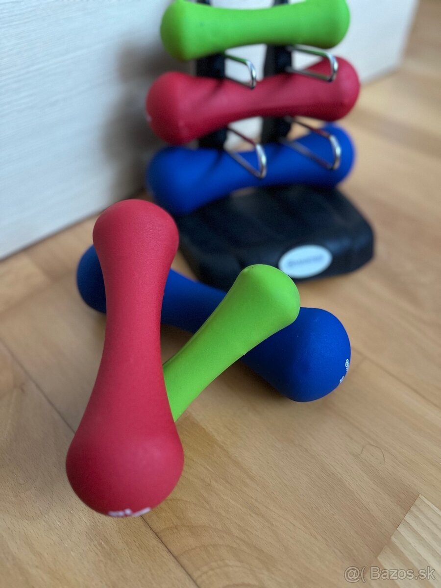 Sada neoprenových činiek 12kg - 4