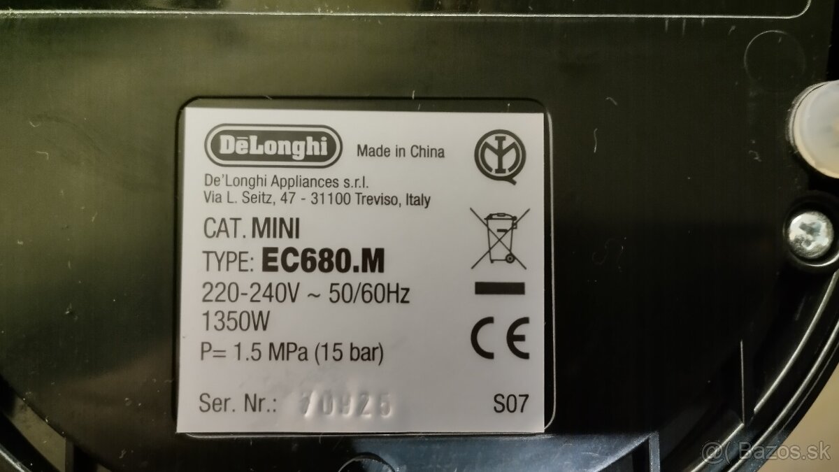 Espresso DeLonghi EC680.M - 4