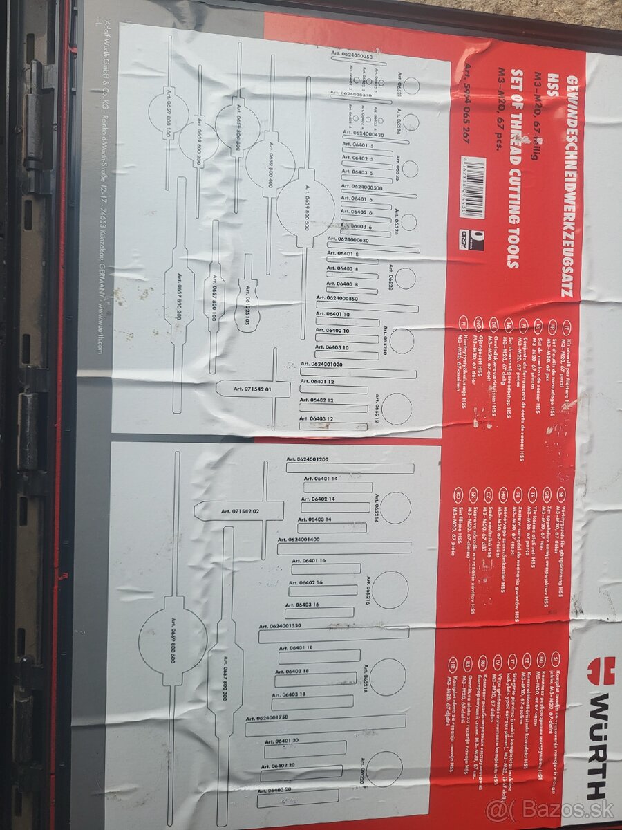 Wurth sada zavitníkov - 4