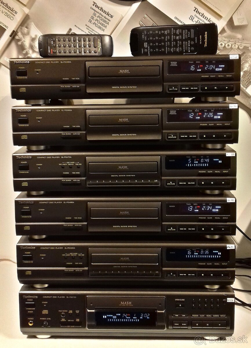 Seria CD prehravac TECHNICS MASH, moznost ovladat s DO = Cd5 - 4