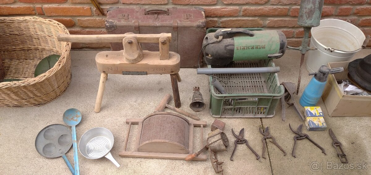 Predám starožitnosti náradie veci na chalupu chatu - 4