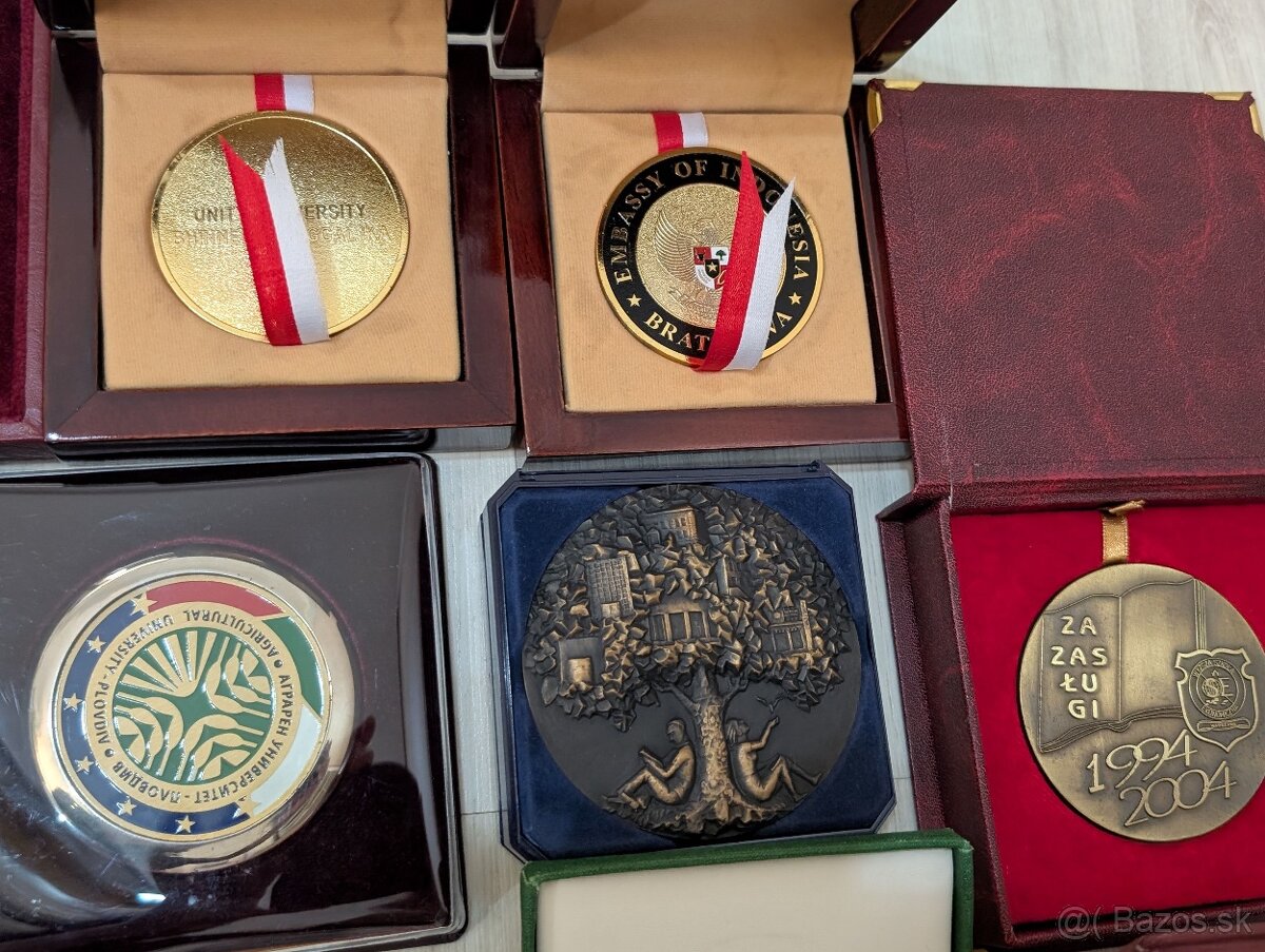 Zahraničné medaile plakety - 4