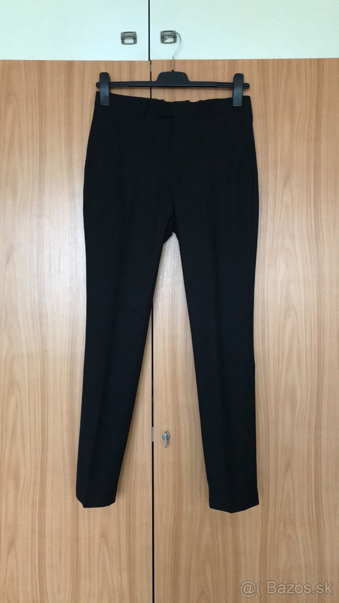 Čierny oblek slim fit HM 170/175 (s vlnou) - 4