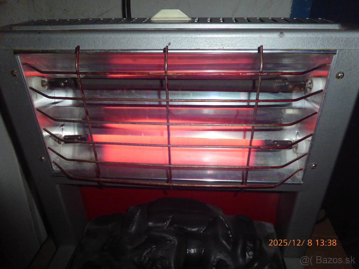 Pradám elektrický ohrievač -krb - 4